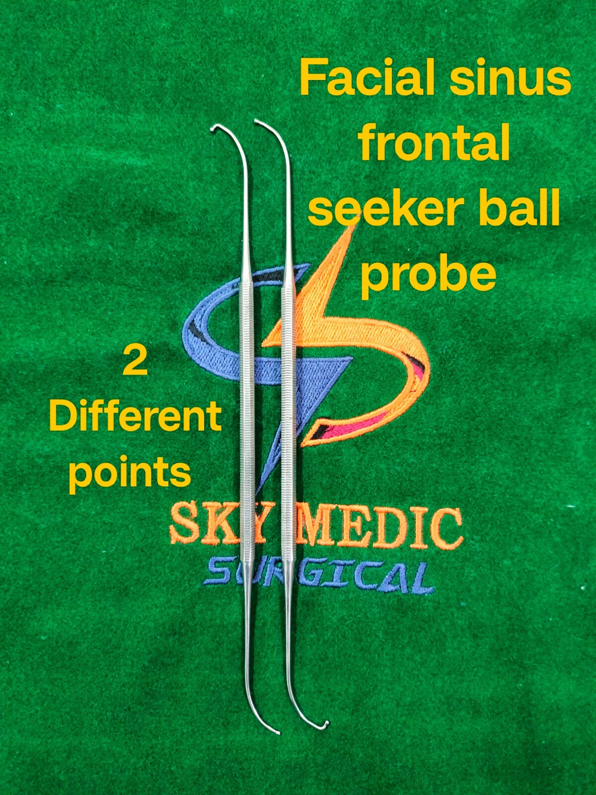 PACK OF 1 PIECE FACIAL FRONTAL SINUS SEEKER BALL PROBE ENT INSTRUMENT ENDOSCOPY