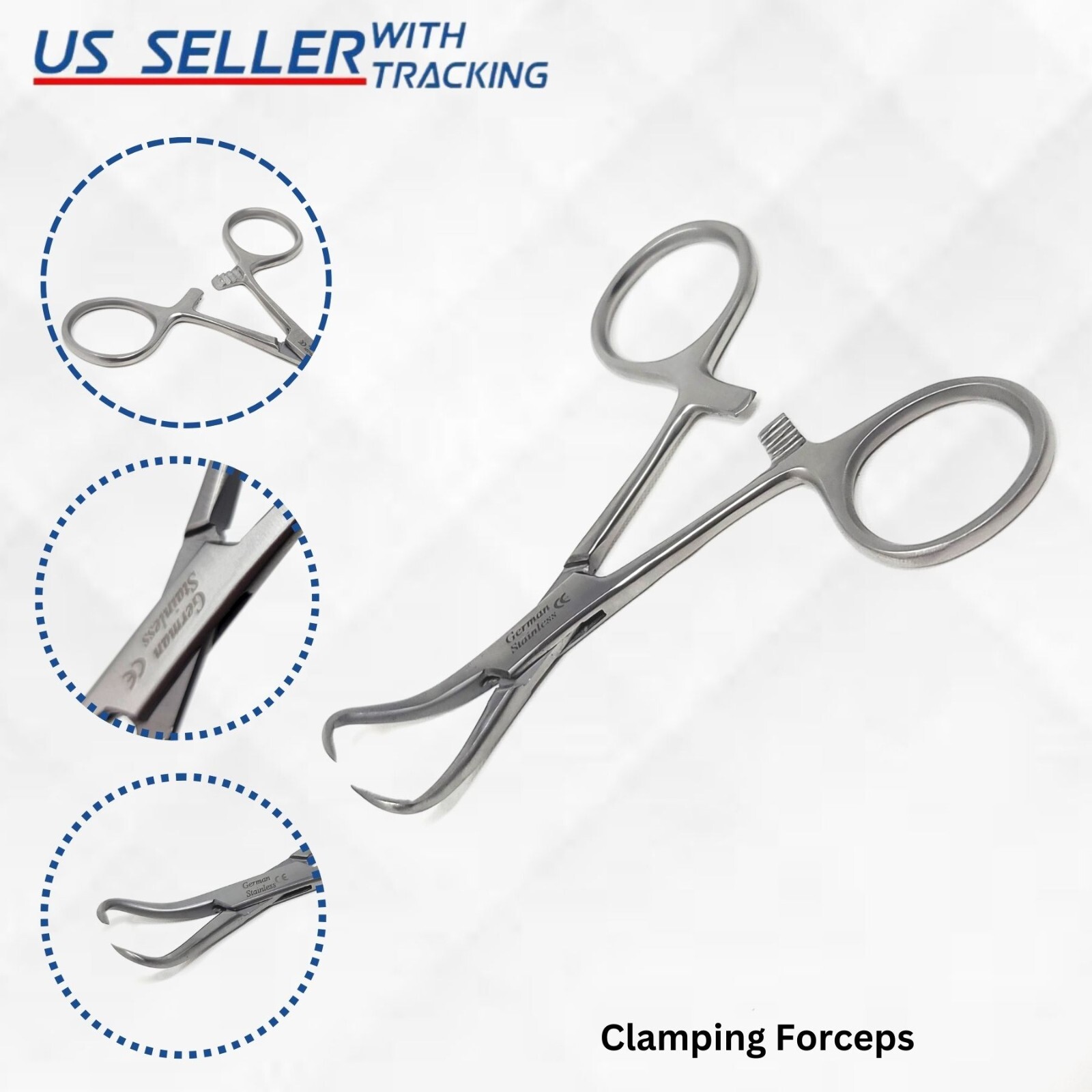 3 O.R GRADE KELLY HEMOSTAT LOCKING SURGICAL FORCEP 5.5″ CURVED SERRATED
