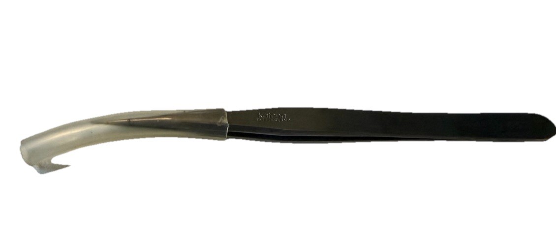 Katena K5-6520 Jewelers Forcep #3-C Straight Delicate Ophthalmic Swiss Made