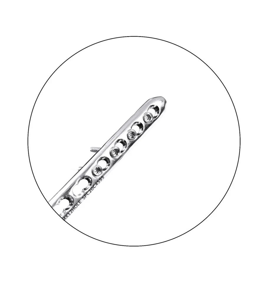 2.0mm LCP Plates (Lot of 8 pcs) & Screws (50 pcs) Veterinary Surgical Instrument