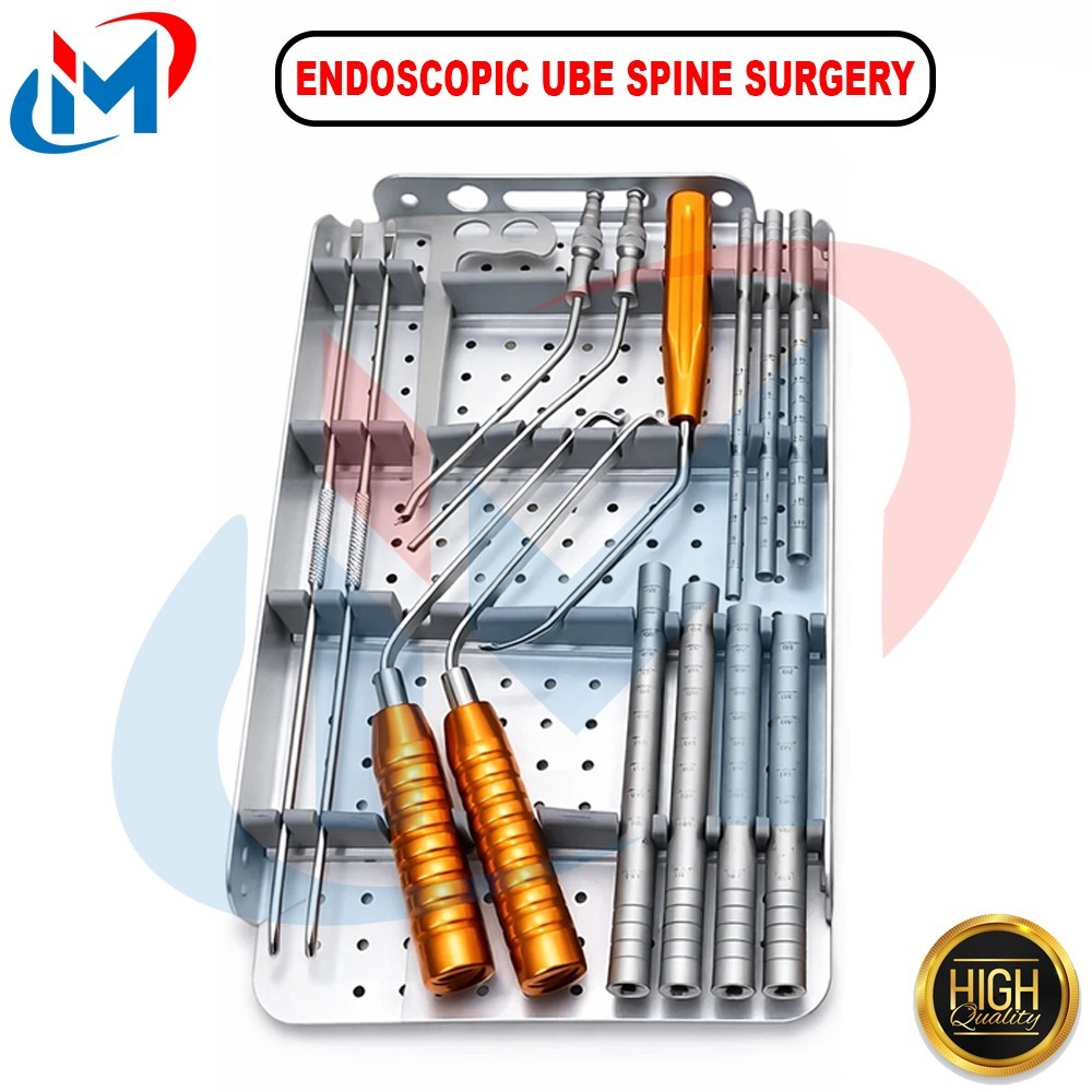 Unilateral Biportal Endoscopic UBE Spine Surgery Instrument Set