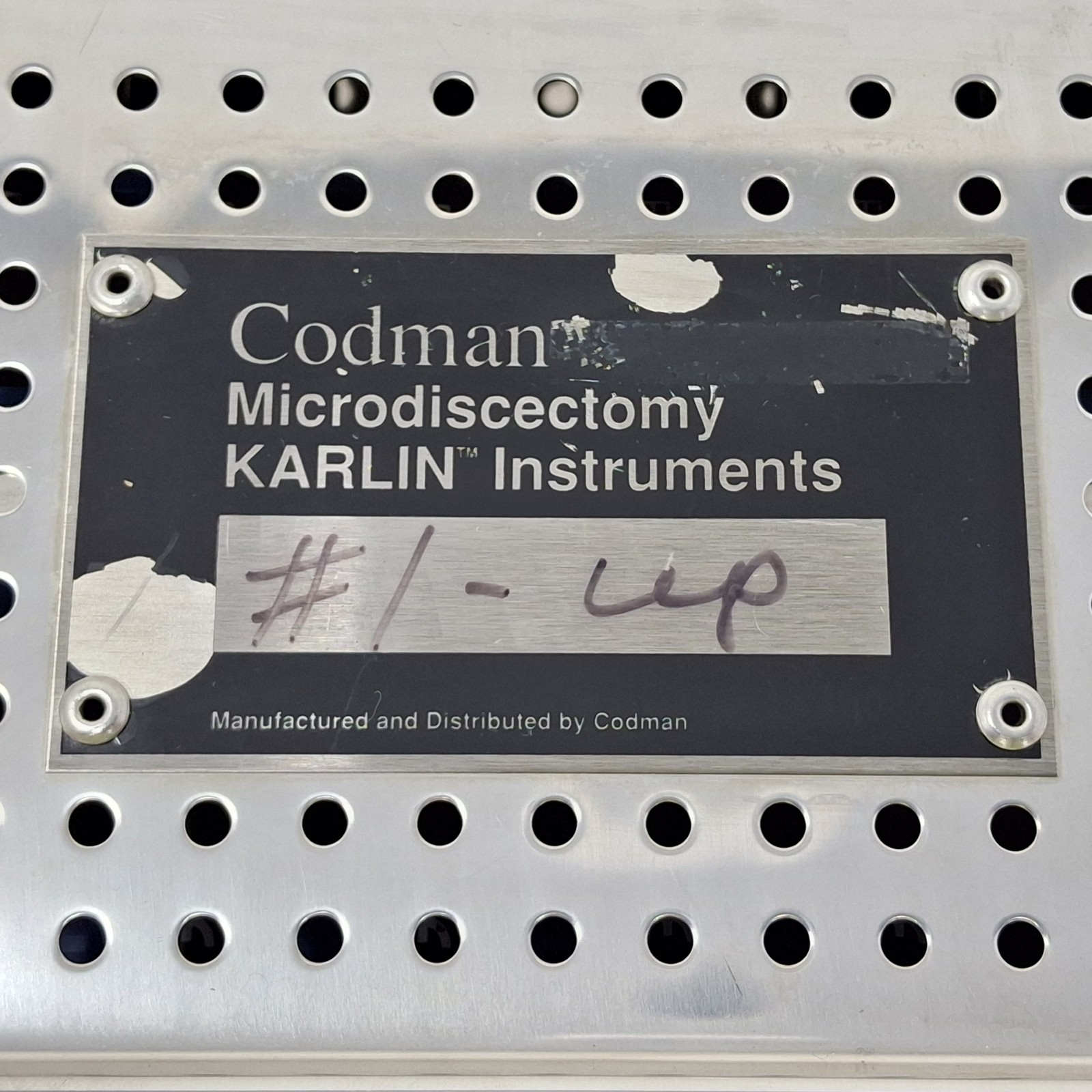 Codman Karlin Microdiscectomy Curette Set