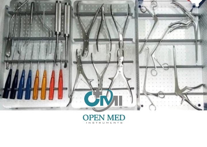 Lumbar Spinal Surgery Instrument set With Aluminum Box High Best Quality