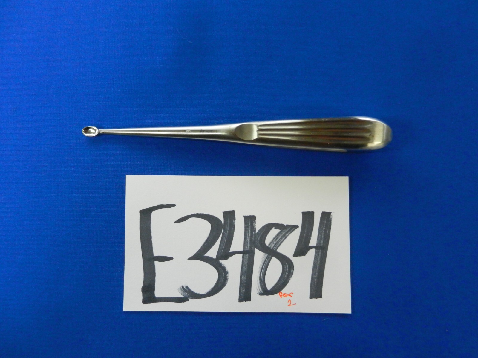 E3484 Sklar 40-7113 Bruns Spratt Size 3 Orthopedic Oval Cup Curette