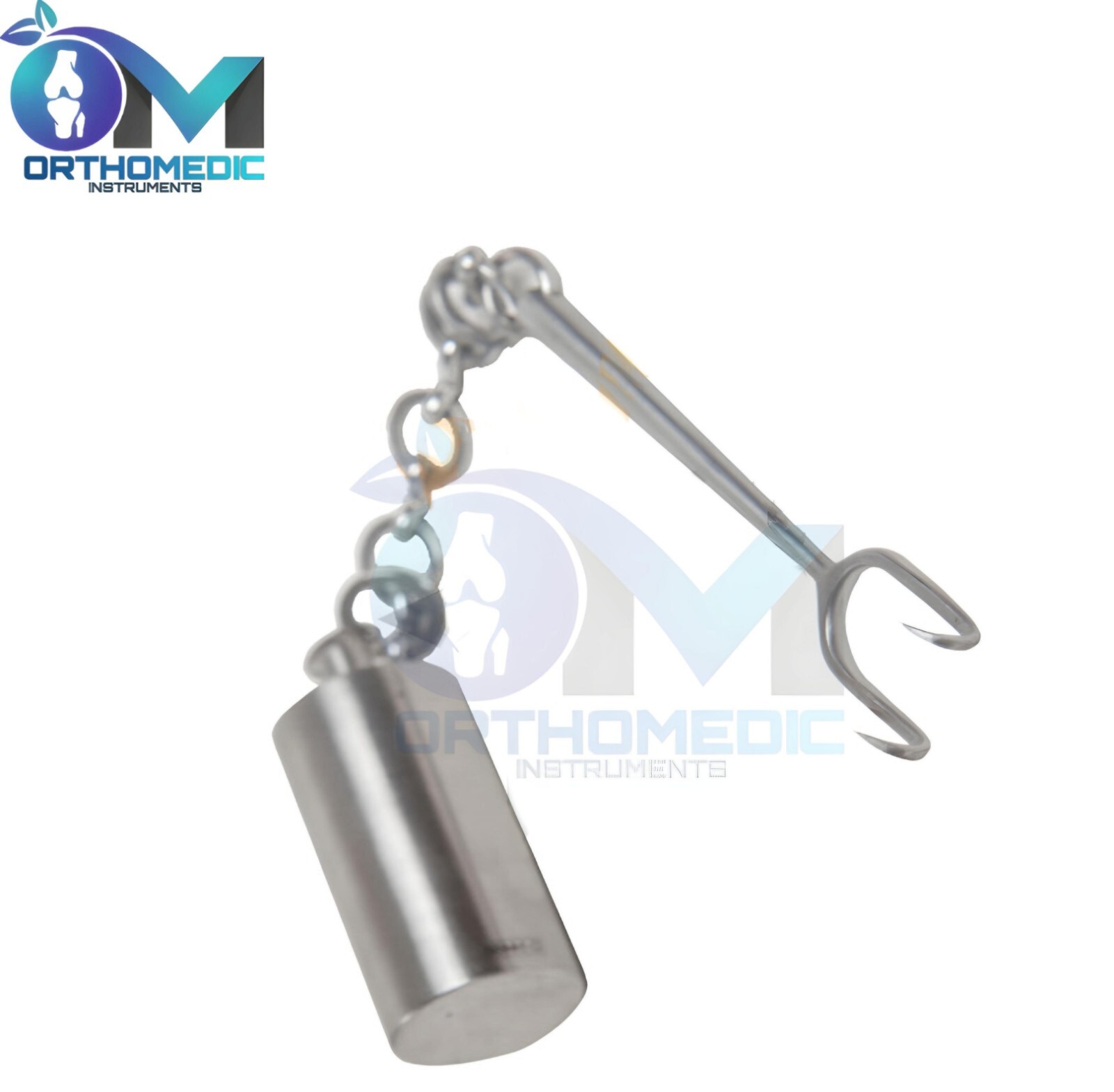 Cerkes / Gruber Weighted Nasal Retractor 2 Sharp Prong Rhinoplasty Instruments