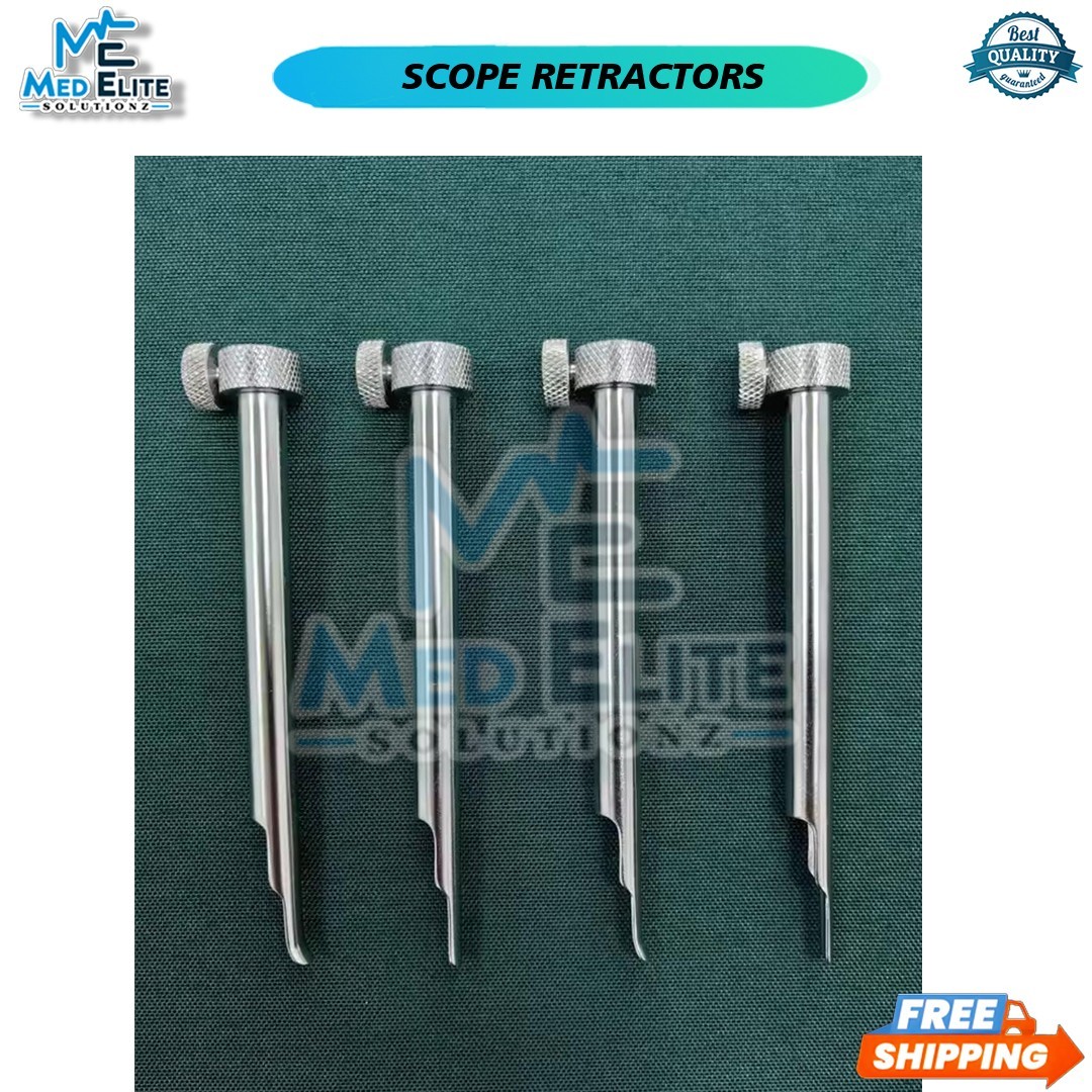 4 Pcs Scope Retractors Set Surgical Instruments for Endoscopic & Spine Surgery