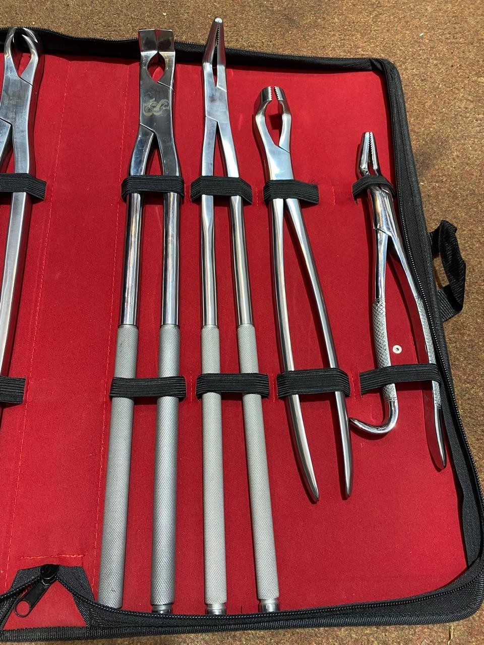 Equine Dental Complete Buccotomy Set Veterinary Tooth Extraction Kit for Horses