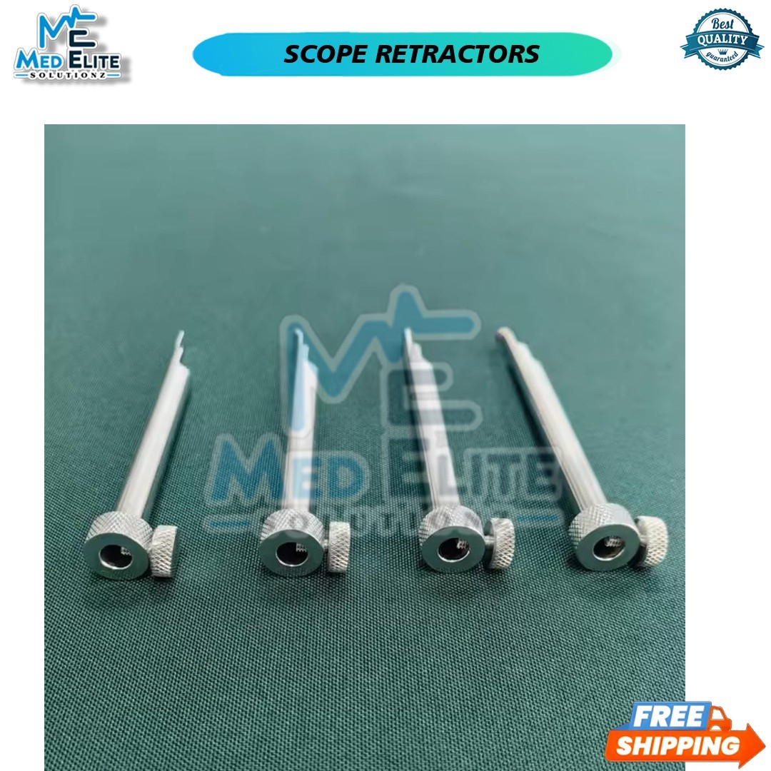 4 Pcs Scope Retractors Set Surgical Instruments for Endoscopic & Spine Surgery