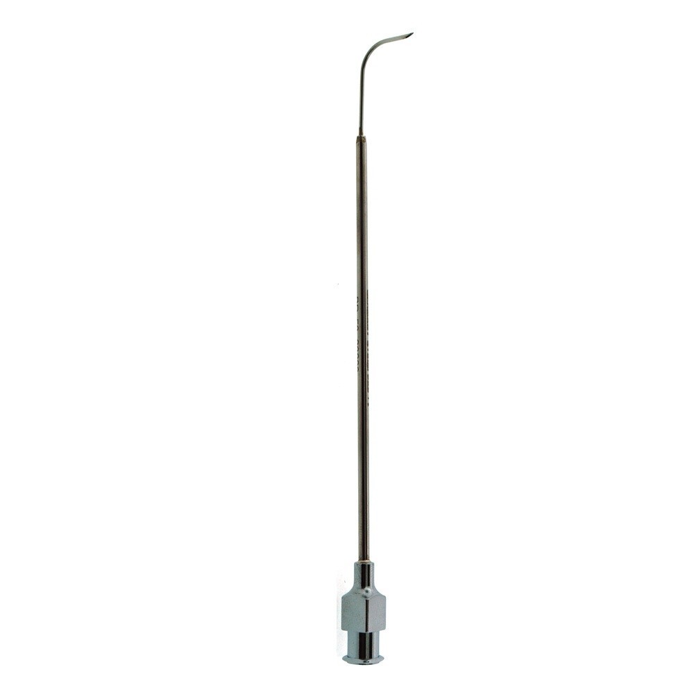 Tonsil Needle, 4.1/4″, Angled 90 Degree, 0.65 mm Diameter, Luer-Lock Connection