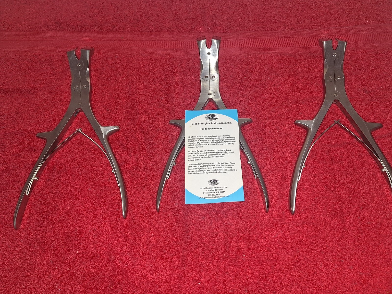 5 Stille Horsely Bone Cutting Forceps 10.5″ Angled Blades, S-shape Unused 10/13