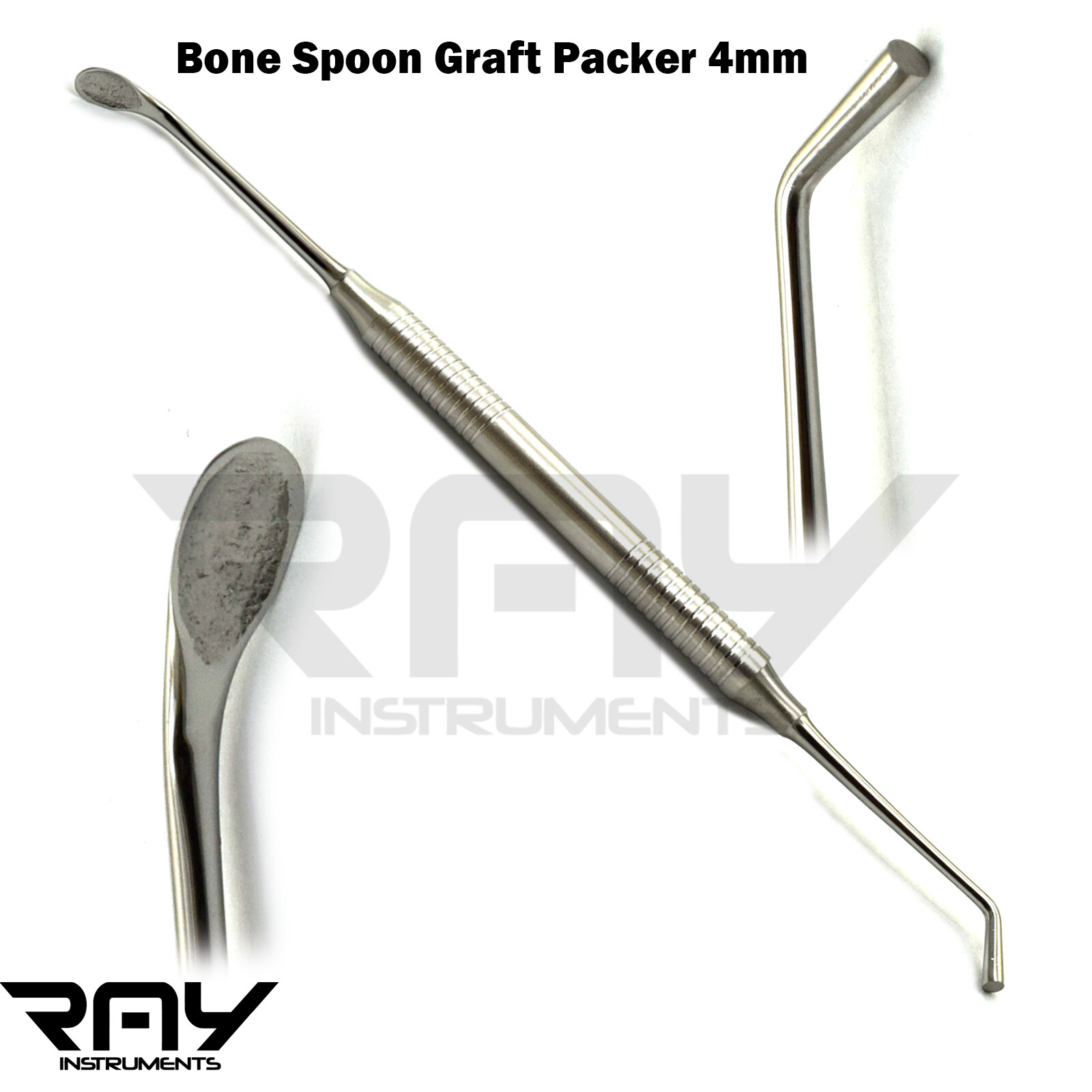 X1 Dental Periodontal Implant Bone Spoon Graft Packer 4mm Surgical Instruments