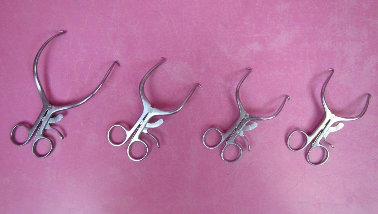 Mixed Lot of 13 Orthopedic Surgical Retractors Weitlaner, D’Errico, Gelpi, Etc.