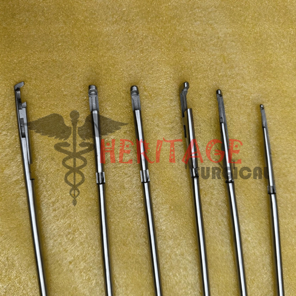 Spine Surgery Rongeur Interlaminar Spine Surgery Set Bite Size 1 to 5 mm Set