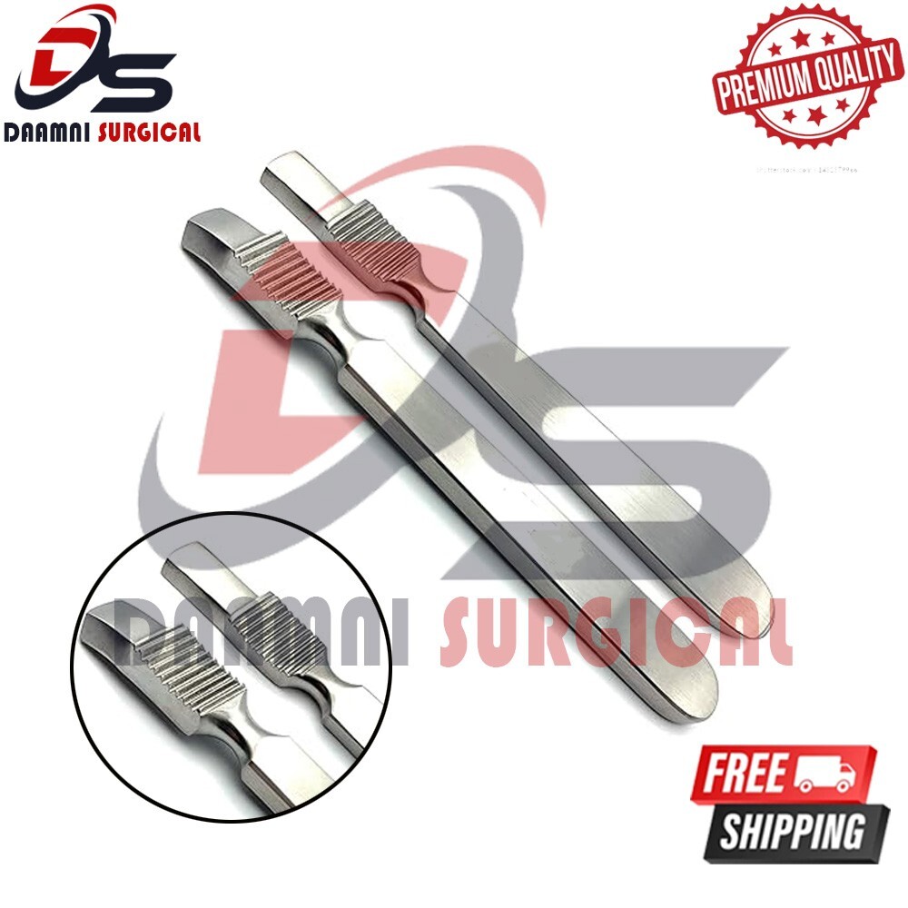 Farabeuf Periosteal Raspatory Curved & Straight 15 cm 2 Pcs Premium Stainless St