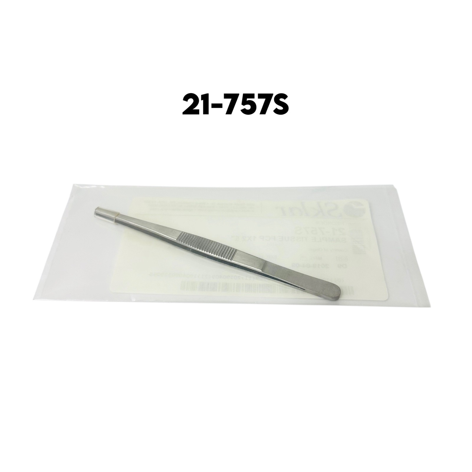 Sklar 21-757S Tissue Forceps – 5″, Straight, 1X2 Teeth Instrument