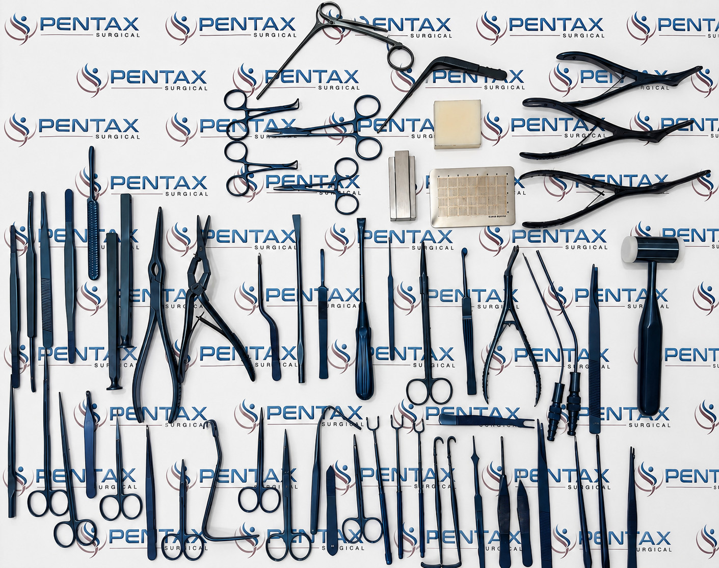 Rhinoplasty 73 pcs set Nose & Plastic Surgery instruments with sterilize box