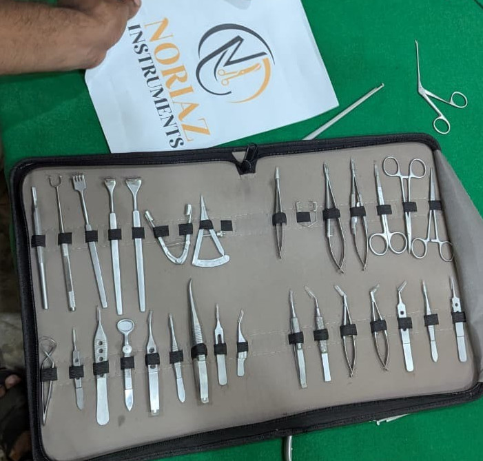 SET OF 30 PC O.R GRADE BASIC OPHTHALMIC EYE MICRO SURGERY SURGICAL INSTRUMENTS i