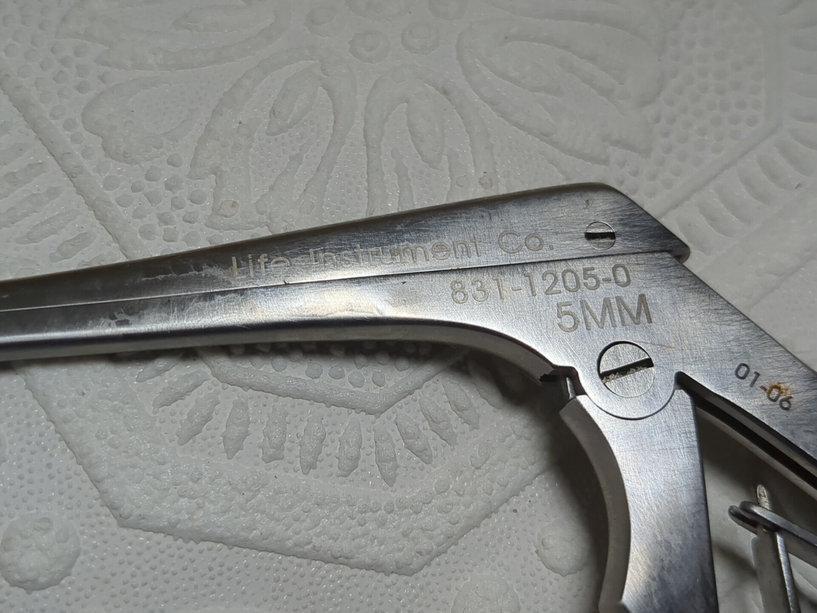 Life Instruments Surgical Orthopedic 5mm Rongeur 831-1205-0