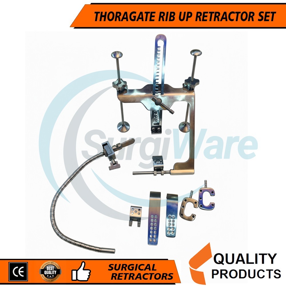 ThoraGate Rib Up Retractor for MIDCAB Cardiac Surgery MICS Instruments