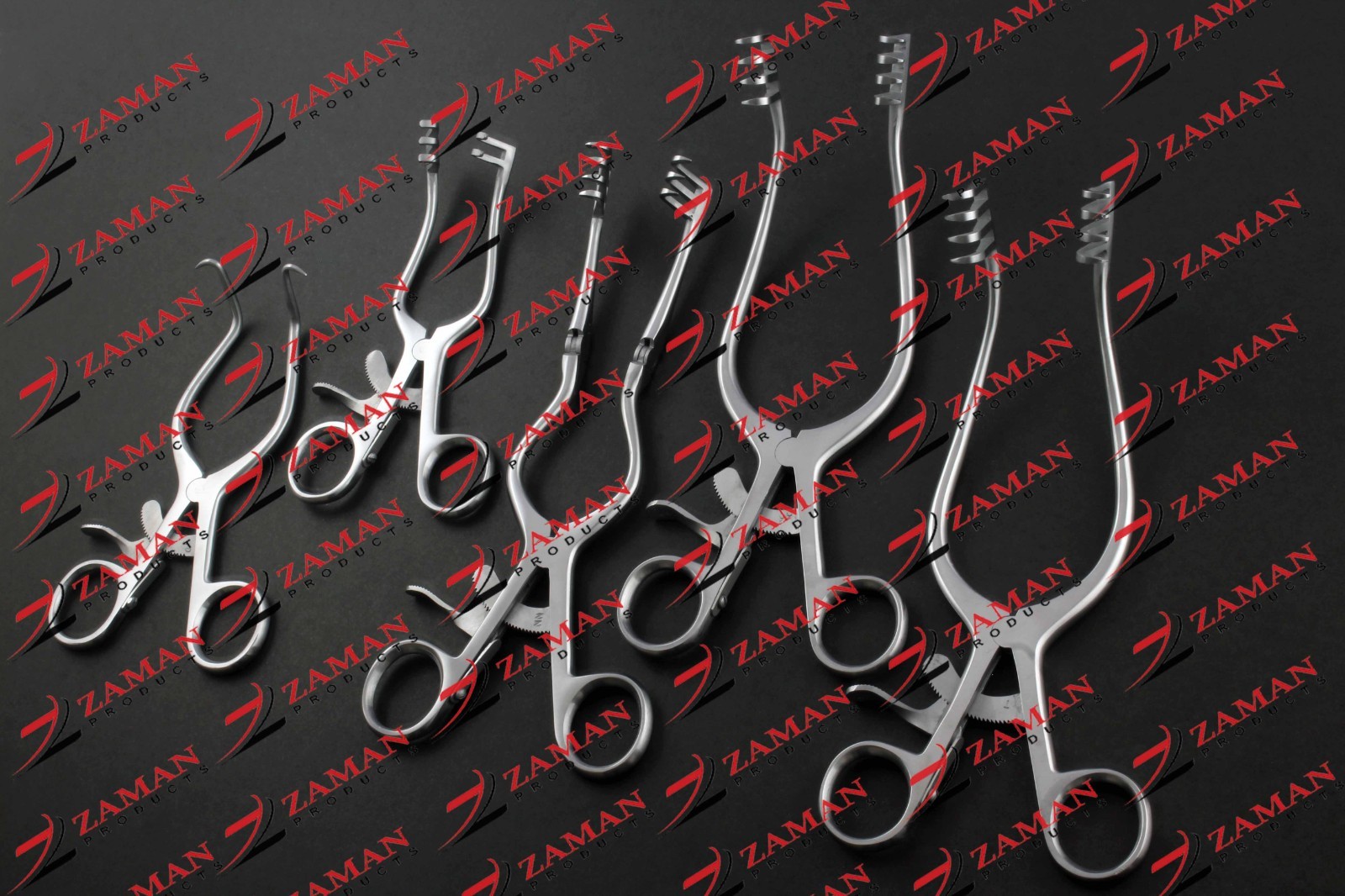 Laminectomy Retractors 05 PCs Set Spine Orthopedic instruments By Zaman Products