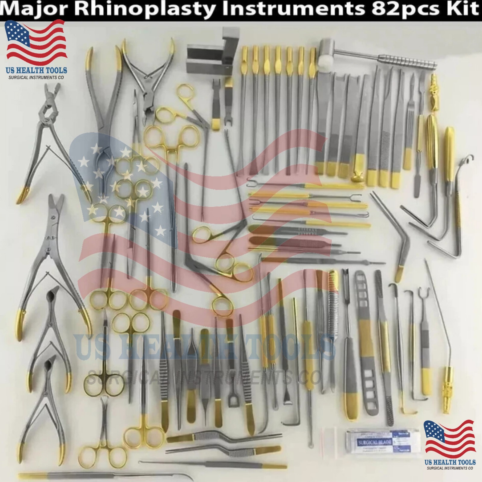 Major Rhinoplasty Surgical instruments set of 82 Pcs Nose & Plastic Surgery
