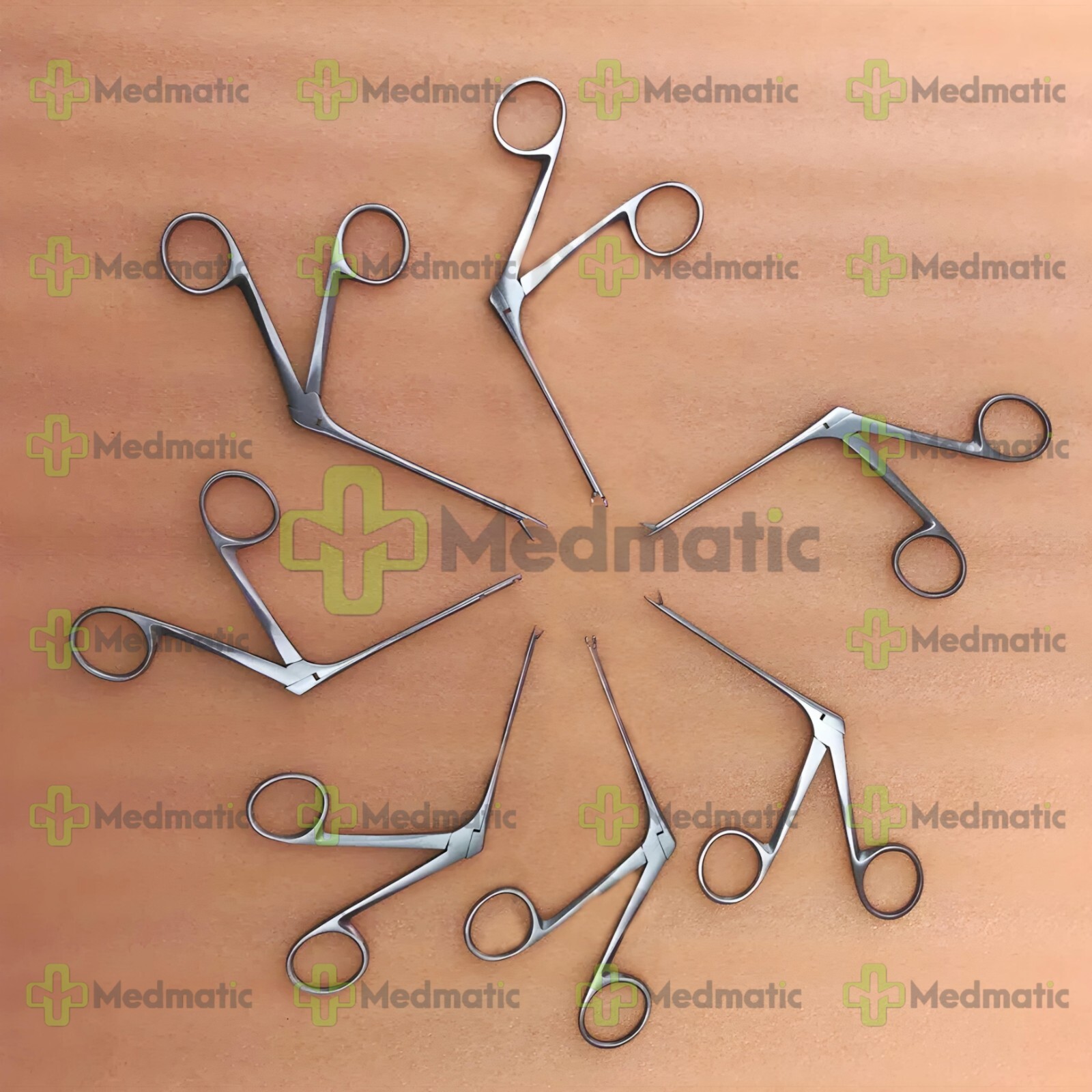 Micro Ear Forceps Ent Instruments 7 PCs Set Micro Surgical Surgery Set