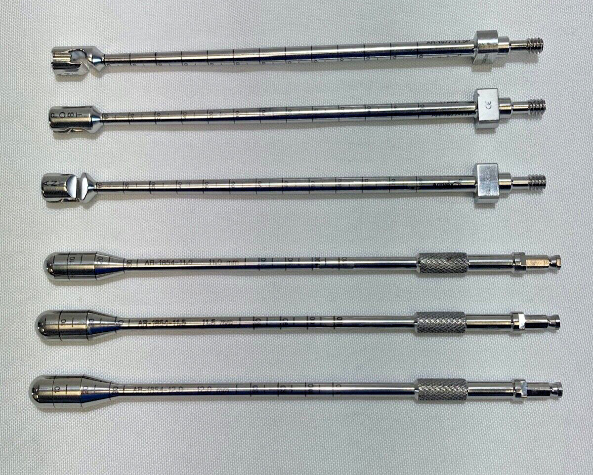 Arthrex Transfix II ACL Extras 11/11.5/12mm Tunnel Hooks & Dilators Arthroscopic