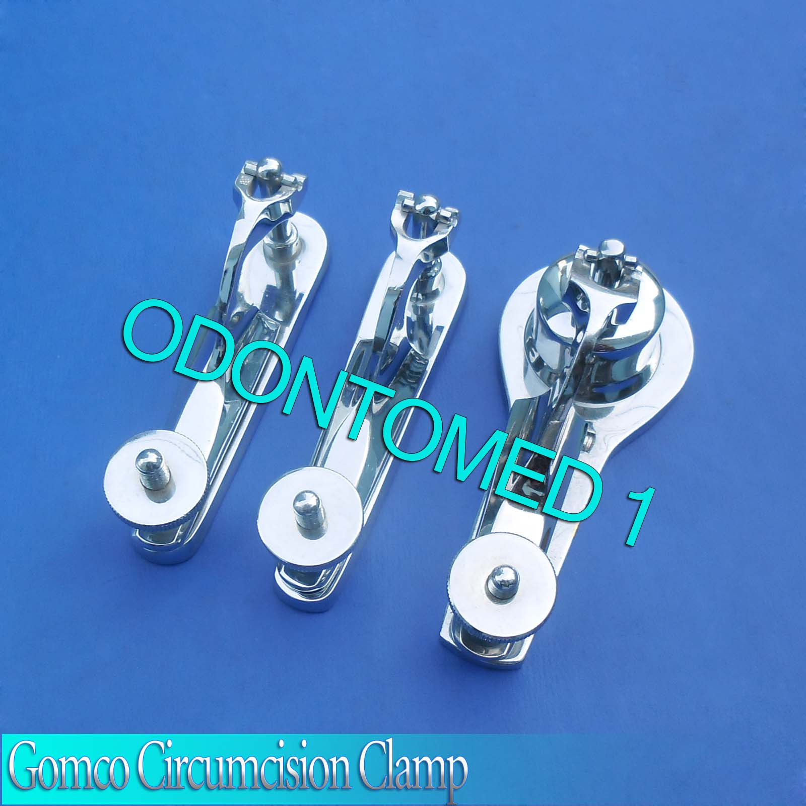 3 PCS Gomco Circumcision Clamp 1.1+1.3+3.5cm Surgical Instruments