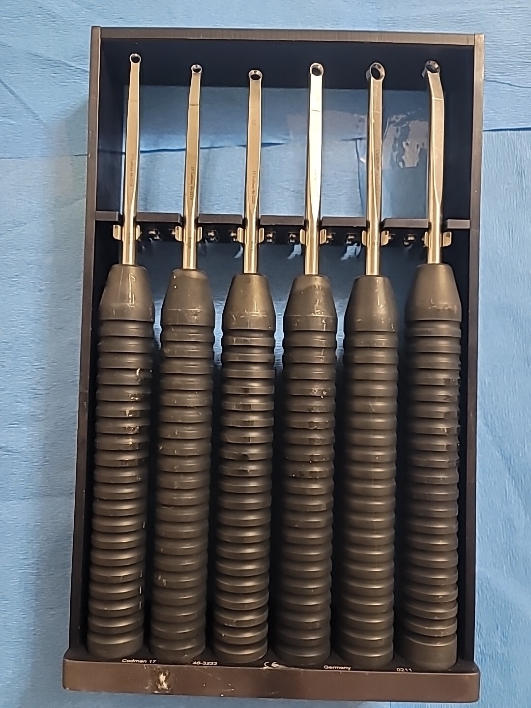 Karlin Xl Magnum Ring Curettes 46-3216 To 46-3221 set of 6 curettes