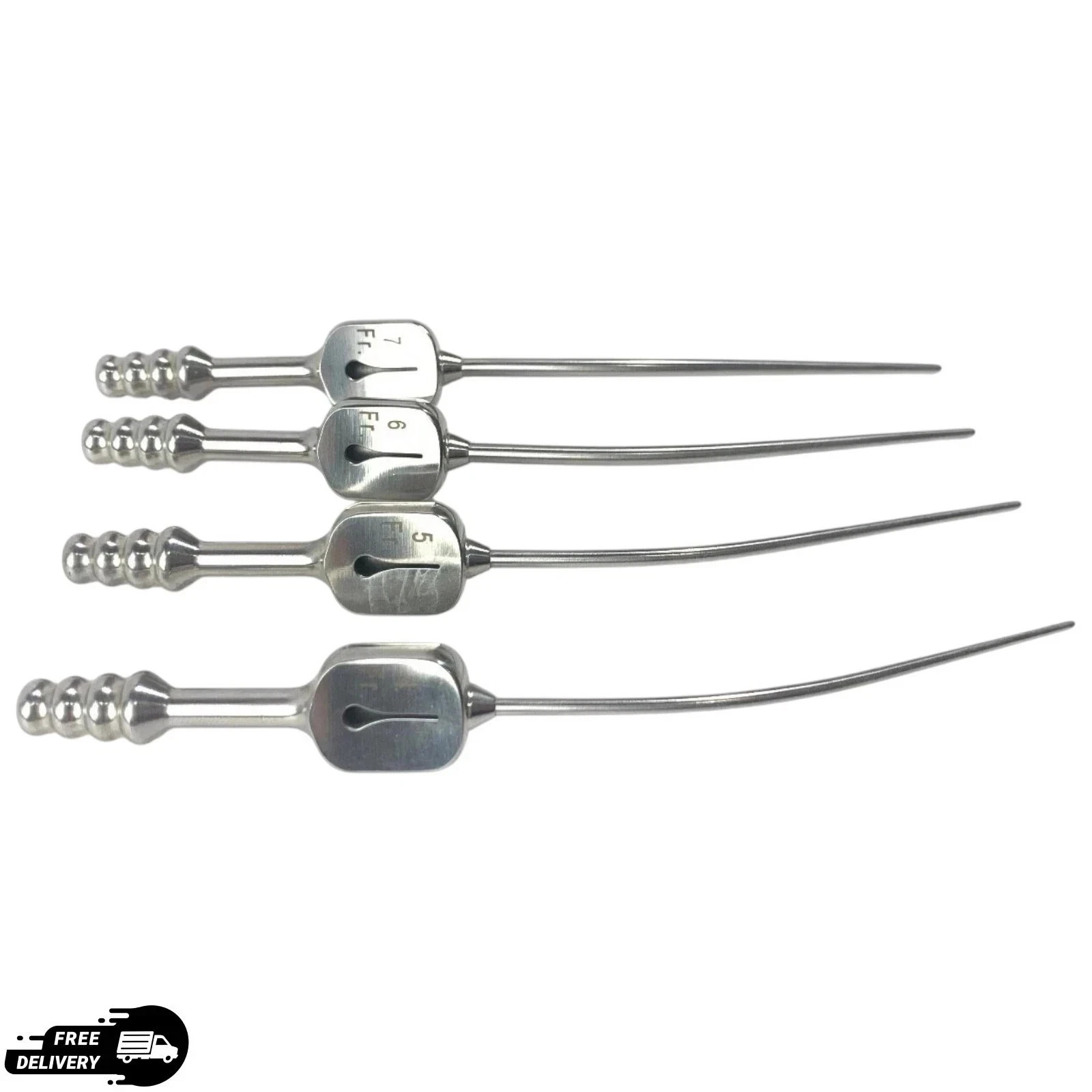 Symmetry Malleable Suction Tube Fukushima Style, set, 4, 5, 6, 7 Fr