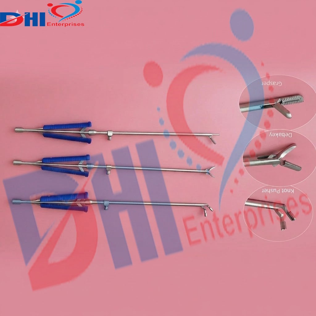 Basic Valve XS Surgery Instruments Set 3 pcs Cardiac Surgery Set Premium Quality