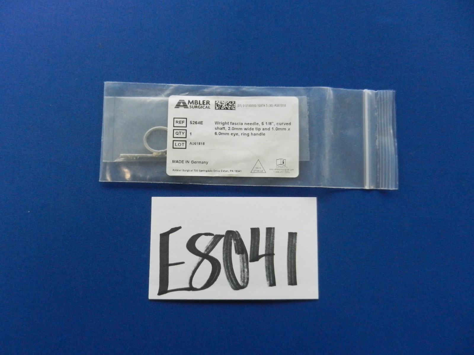 ***NEW*** Ambler 5264E Wright Curved Shaft 2.0mm Wide Tip Instrument