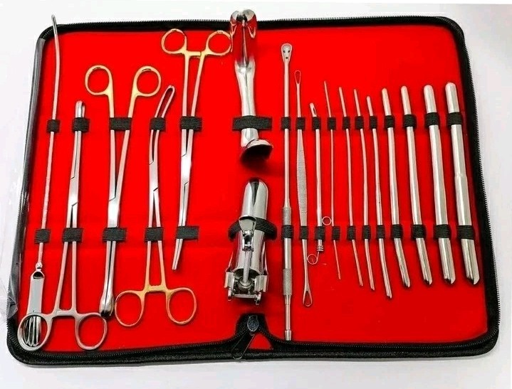 Basic Gynaecology Dilatation and Curettage DNC Kit Surgical Instruments Set