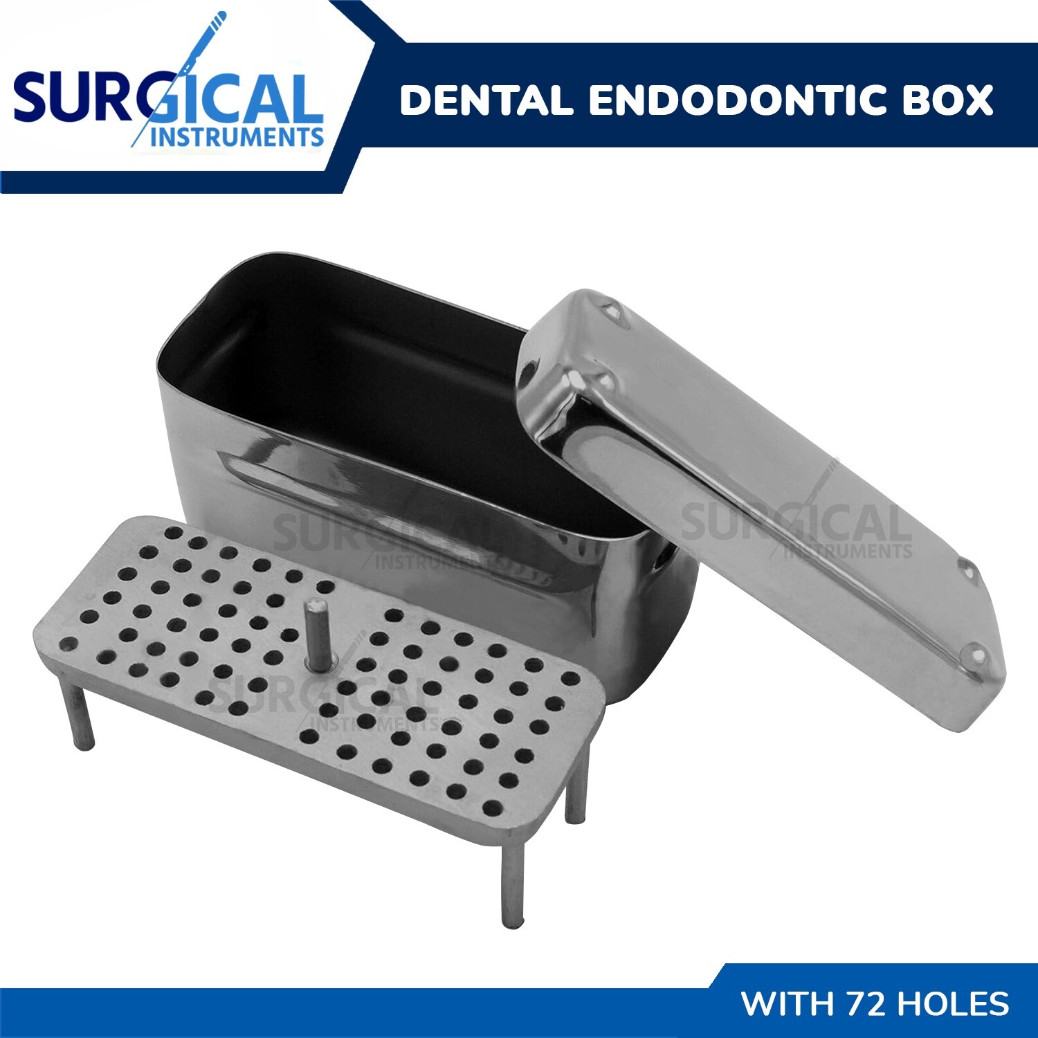 Endodontic Box 100 x 44 x 54mm Surgical Dental Instruments German Grade