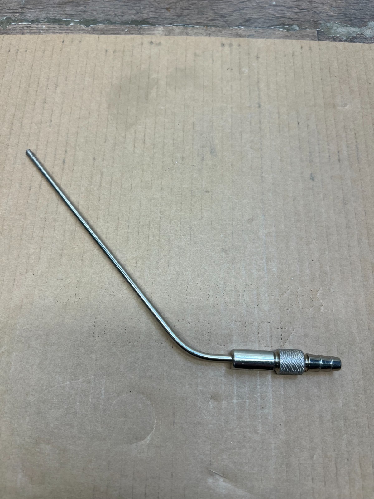 Aesculap MD099 Frazier Suction Tube, #12, Stainless Steel