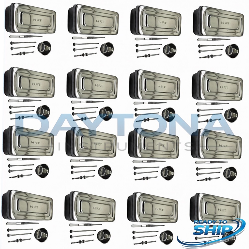 HRT Trocar Set 3.5mm & 4.5mm Hormone Replacement Pellet Insertion Kit 16 sets