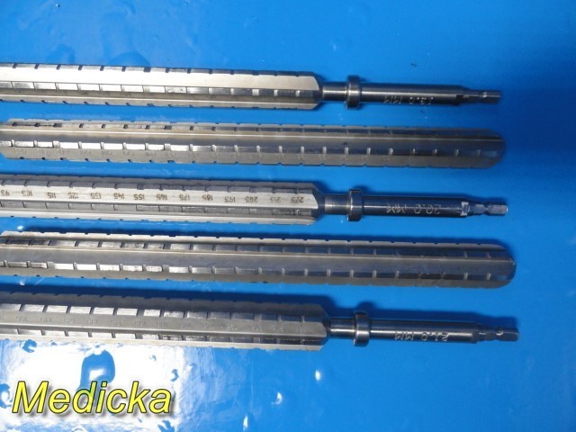 HOWMEDICA Osteonics Cylindrical Reamer Instrument Set (16.5 mm – 21.0 mm)~ 37873