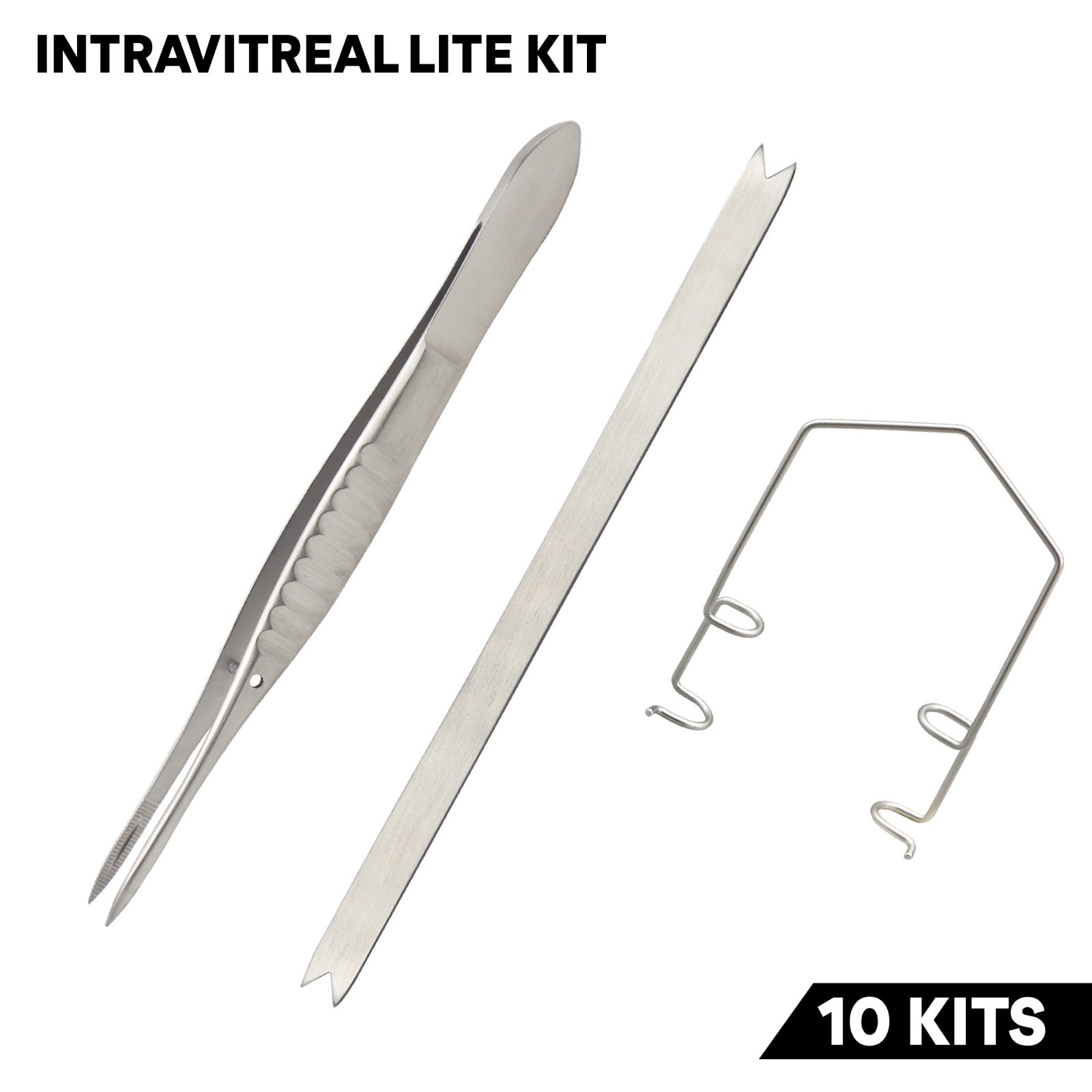 Intravitreal Lite Procedure Kit Stainless Steel Ophthalmic Instruments – 10 Kits