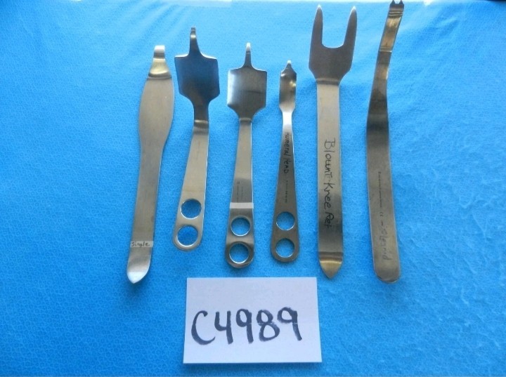 W. Link Zimmer Surgical Orthopedic Retractors Lot Of 6 Used But Best Quality