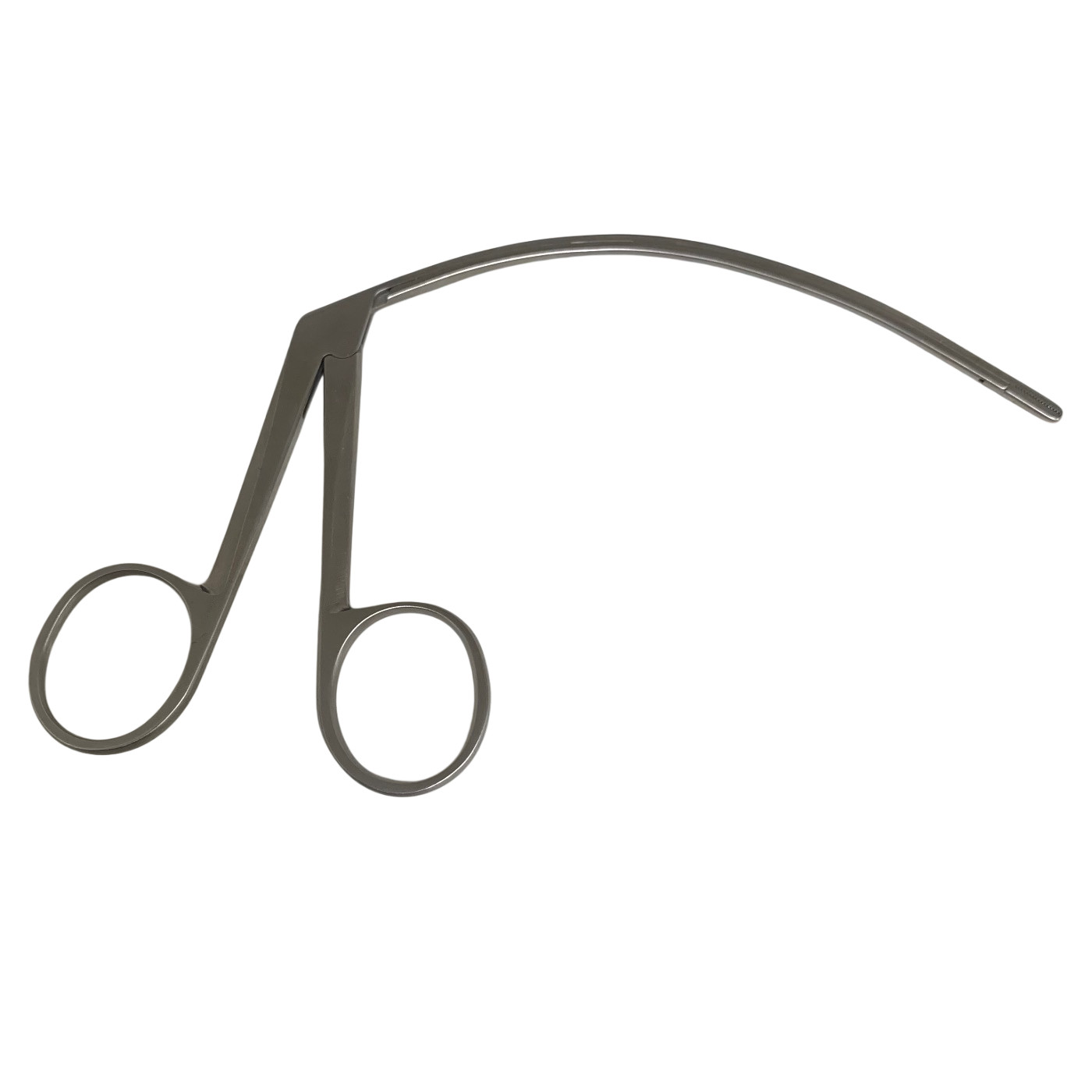 Aesculap MB474R Tendon Pulling Forceps Curved Serrated