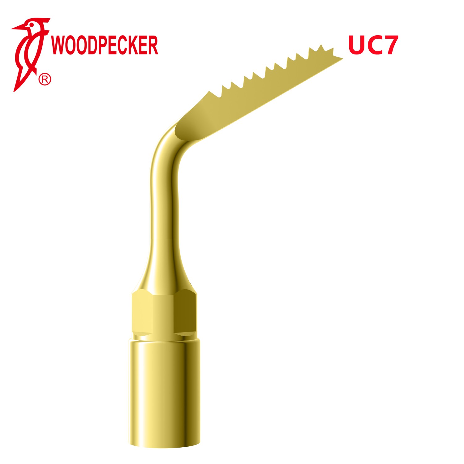 Woodpecker Dental Perio Bone Surgery Tips UC7 1pc/pk US-II LED AI-SURGERY