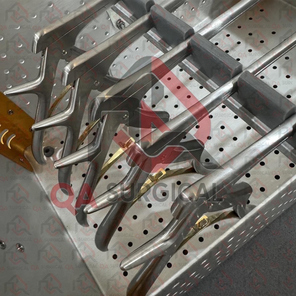 Kerrison Rongeur Set 1 to 5 mm 9 inch, 8 inch and 7 inch With Sterilization Box,