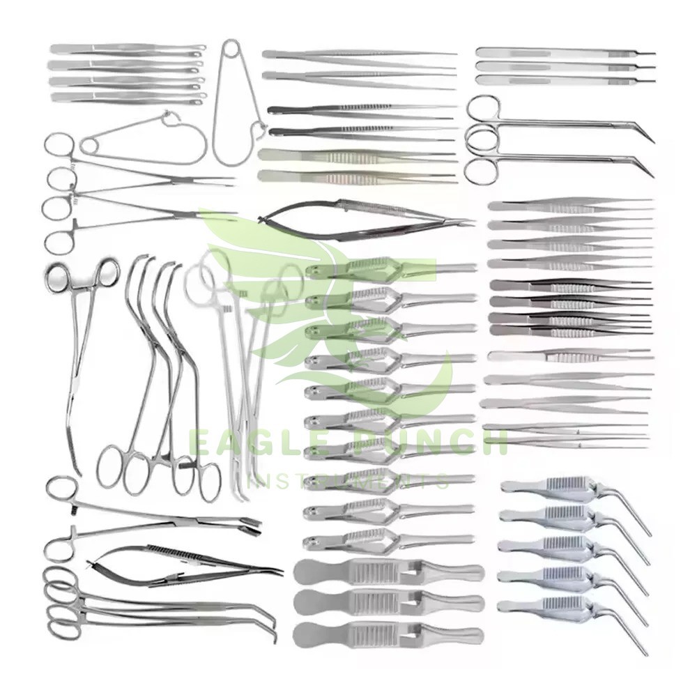 Major Vascular Surgery Set of 61Pcs Specialty Surgical Instrument Set