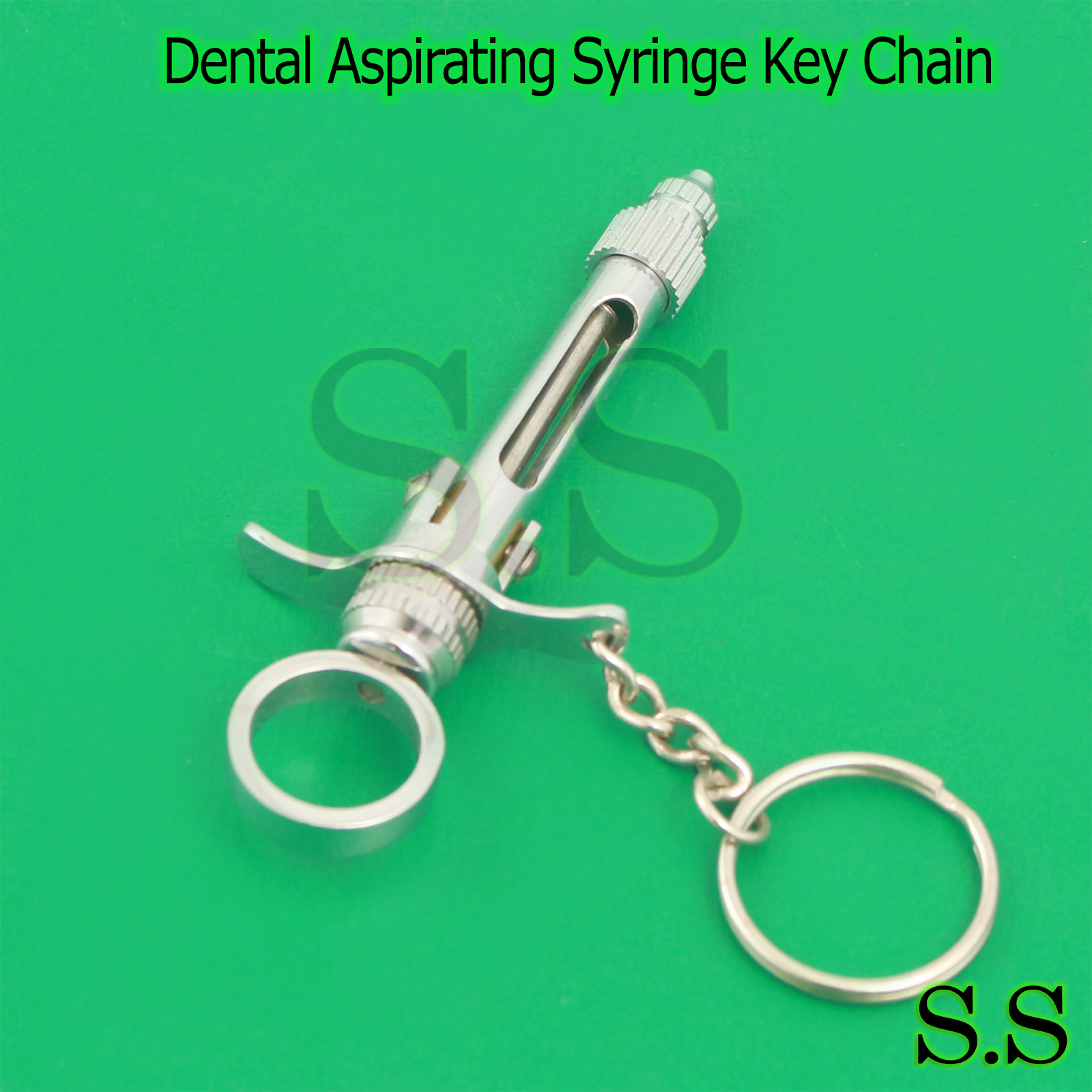 Dental Aspirating Syringe Key Chain Dentist Surgical Instruments