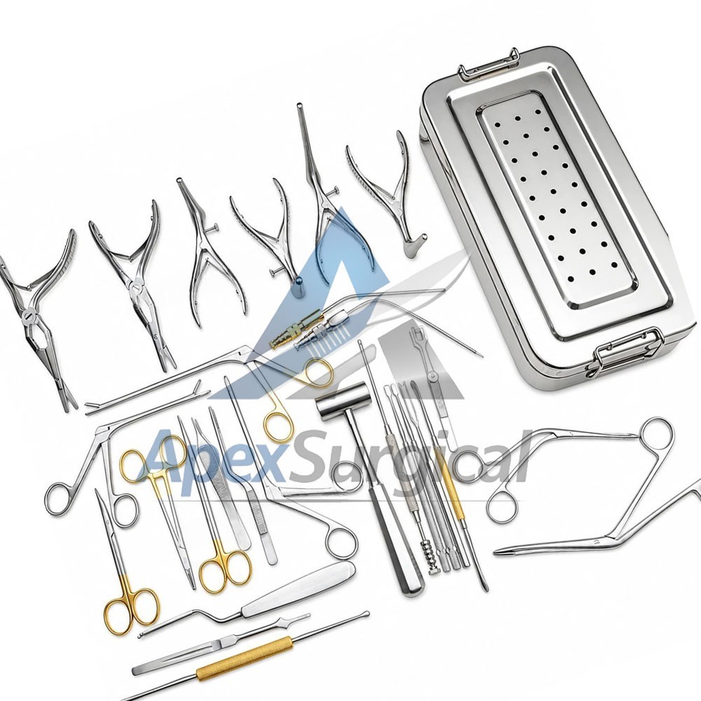 Septoplasty Instruments Set 28 Pcs Nasal Surgery German Steel Tool Kit