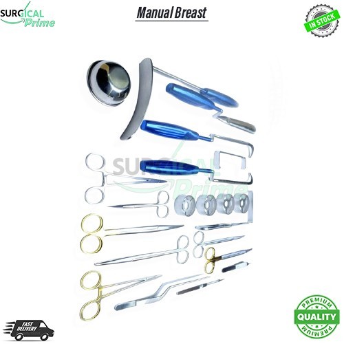 21 Pieces Manual Breast Reduction Surgical Instruments Set German Stainless