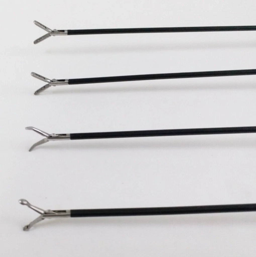 4pc Laparoscopic Grasping Forceps 3mmx330mm Endoscopy Surgical Instrument