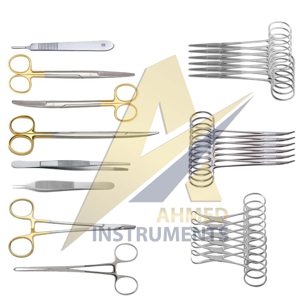 General Surgery Set Vasectomy Meatotomy Instruments Set Stainless Steel with Box