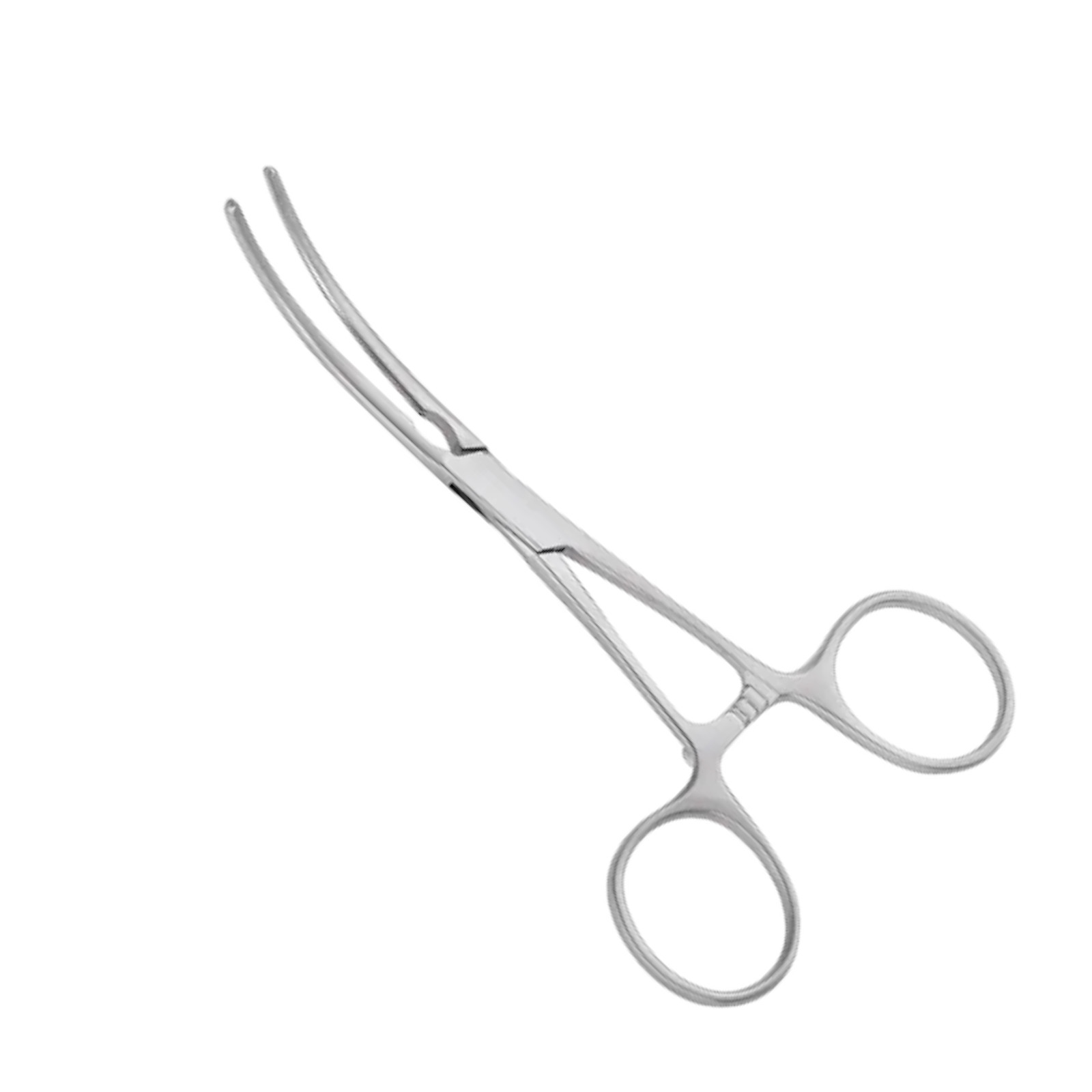 DeBakey Bulldog Clamp, S-Curved, Atraumatic Jaws, 4.75″, Ring Handles, Premium