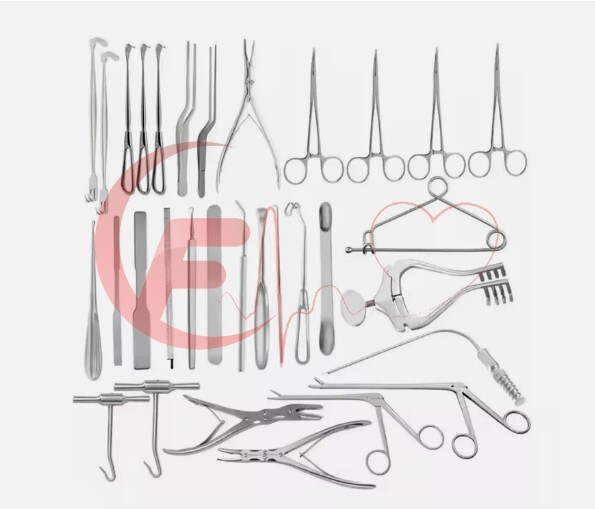32Pcs Neuro Craniotomy Instruments Set Comprehensive Neurosurgery Tools